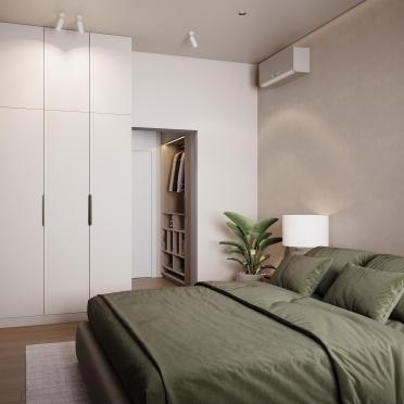 Интерьер спальни cветильниками над кроватью  смотреть на Basicdecor