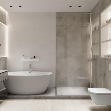 Интерьер ванной  смотреть на Basicdecor