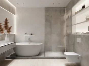 Интерьер ванной  смотреть на Basicdecor