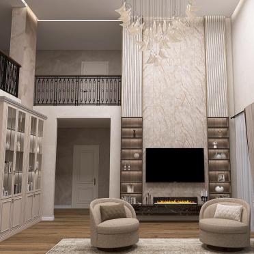 Интерьер гостиной  смотреть на Basicdecor