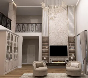 Интерьер гостиной  смотреть на Basicdecor