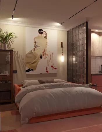 Интерьер спальни  смотреть на Basicdecor