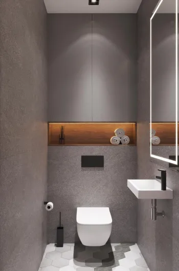 Интерьер ванной  смотреть на Basicdecor
