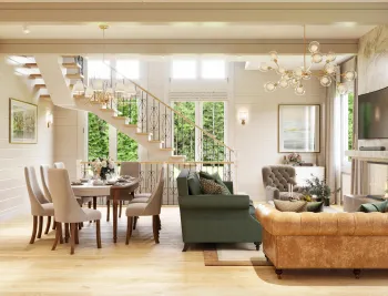 Интерьер гостиной  смотреть на Basicdecor