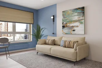 Интерьер гостиной  смотреть на Basicdecor