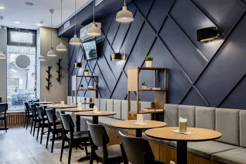 Интерьер кафе и ресторана в современном стиле смотреть на Basicdecor