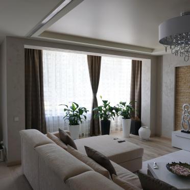 Интерьер гостиной c подсветкой  смотреть на Basicdecor
