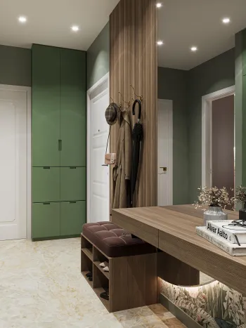 Интерьер прихожей  смотреть на Basicdecor