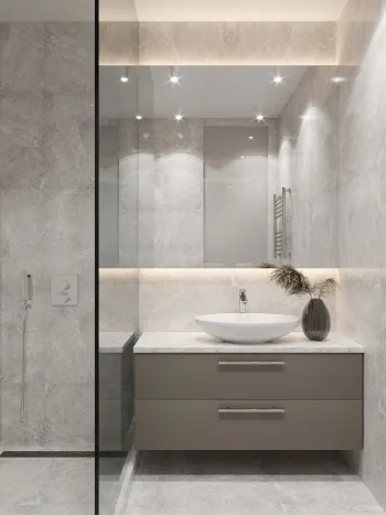 Интерьер ванной в неоклассике смотреть на Basicdecor