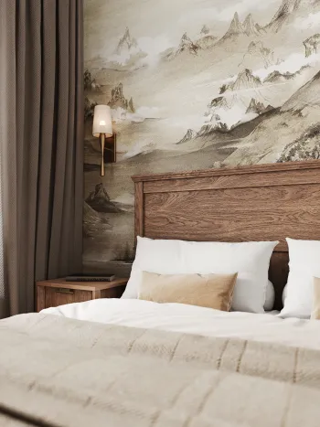 Интерьер спальни  смотреть на Basicdecor