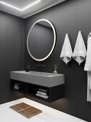 Интерьер ванной  смотреть на Basicdecor