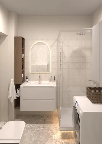 Интерьер ванной  смотреть на Basicdecor