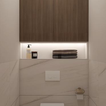 Интерьер с нишей с подсветкой  смотреть на Basicdecor