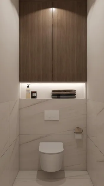 Интерьер с нишей с подсветкой  смотреть на Basicdecor