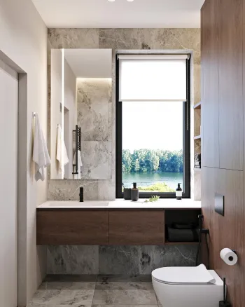 Интерьер ванной  смотреть на Basicdecor