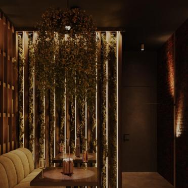 Интерьер c подсветкой  смотреть на Basicdecor