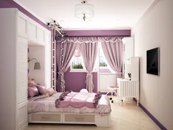 Интерьер детской с для девочки в неоклассике смотреть на Basicdecor