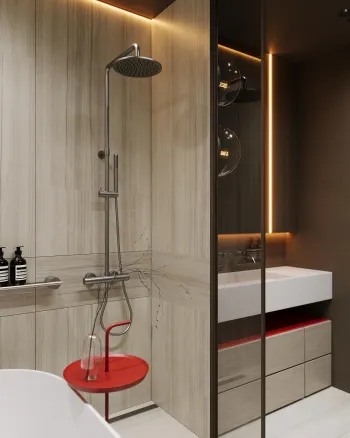 Интерьер ванной  смотреть на Basicdecor