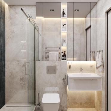Интерьер ванной  смотреть на Basicdecor