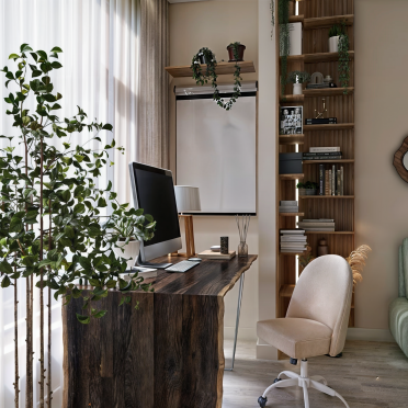 Интерьер кабинета  смотреть на Basicdecor