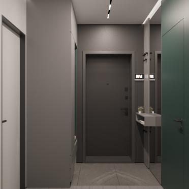 Интерьер прихожей с проходной  смотреть на Basicdecor