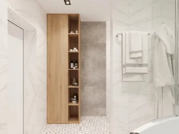 Интерьер ванной в современном стиле смотреть на Basicdecor