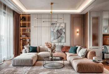 Интерьер гостиной  смотреть на Basicdecor