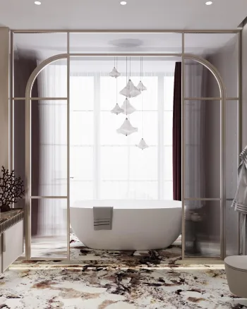 Интерьер ванной  смотреть на Basicdecor