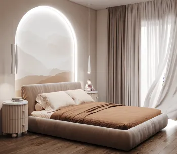 Интерьер детской cветильниками над кроватью  смотреть на Basicdecor