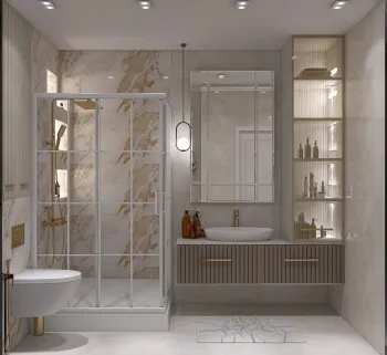 Интерьер ванной  смотреть на Basicdecor