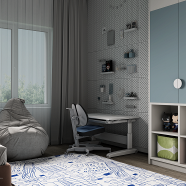 Интерьер детской с для мальчика  смотреть на Basicdecor