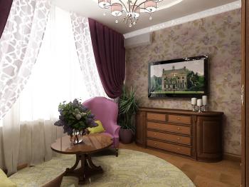 Интерьер гостиной  смотреть на Basicdecor