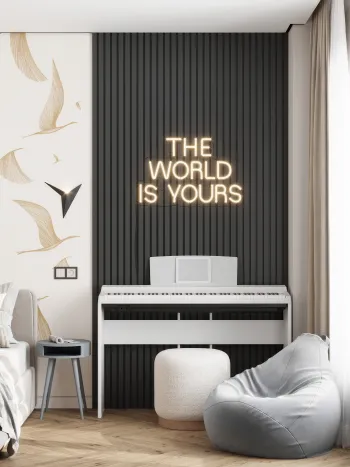 Интерьер c подсветкой  смотреть на Basicdecor
