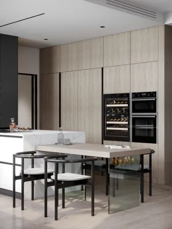 Интерьер кухни в современном стиле смотреть на Basicdecor