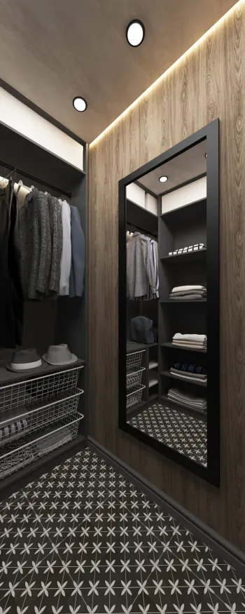 Интерьер гардеробной  смотреть на Basicdecor