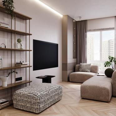 Интерьер гостиной  смотреть на Basicdecor