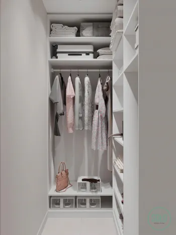 Интерьер гардеробной  смотреть на Basicdecor