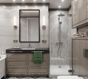 Интерьер ванной  смотреть на Basicdecor
