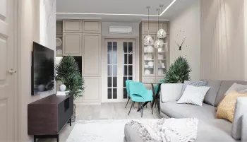 Интерьер гостиной  смотреть на Basicdecor