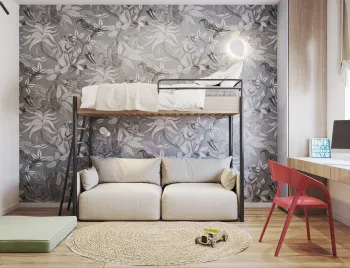 Интерьер детской в современном стиле смотреть на Basicdecor