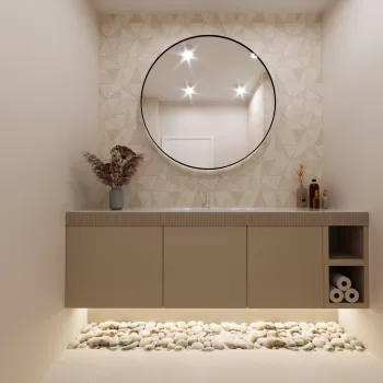 Интерьер ванной в современном стиле смотреть на Basicdecor