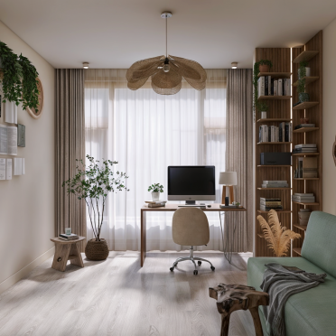 Интерьер кабинета  смотреть на Basicdecor
