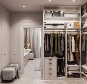 Интерьер гардеробной  смотреть на Basicdecor