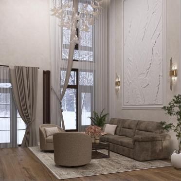 Интерьер гостиной  смотреть на Basicdecor
