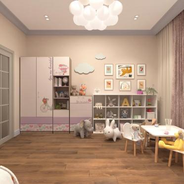 Интерьер детской с для девочки и для новорожденных  смотреть на Basicdecor