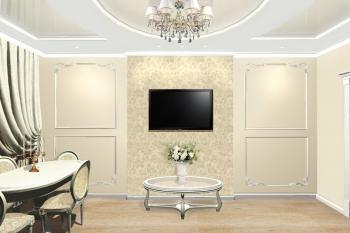 Интерьер гостиной в классическом стиле смотреть на Basicdecor