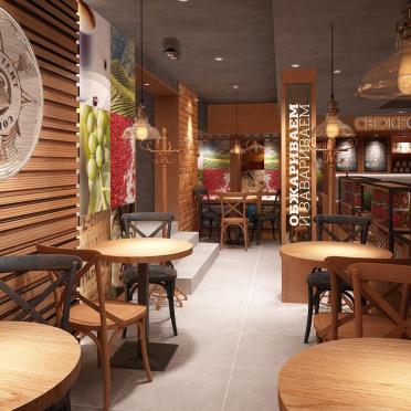 Интерьер с барной стойкой  смотреть на Basicdecor