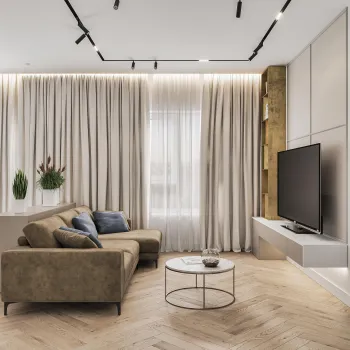 Интерьер гостиной  смотреть на Basicdecor