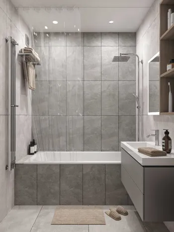 Интерьер ванной  смотреть на Basicdecor