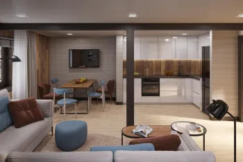 Интерьер гостиной  смотреть на Basicdecor